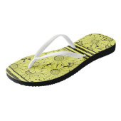 Teenslippers Zonnebloem (Schuin)