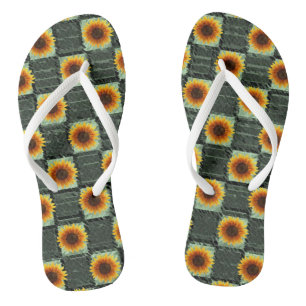 Teenslippers Zonnebloem