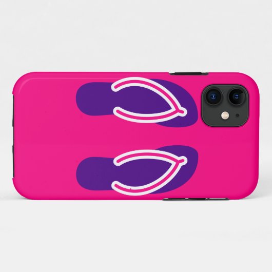 Teenslippes Case-Mate iPhone Case (Achterkant (horizontaal))