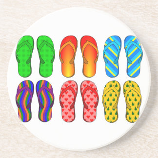 Teenslippes Zandsteen Onderzetter