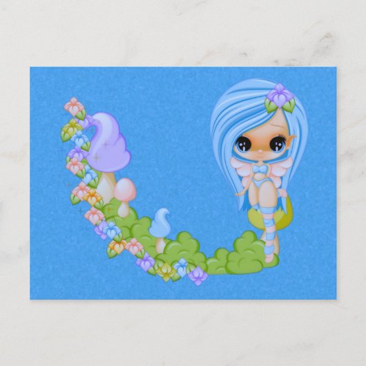 Teensy Fae Cute Faery Briefkaart (Voorkant)