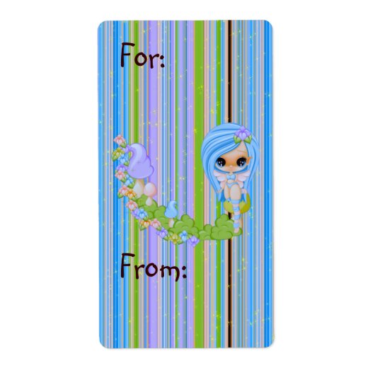 Teensy Fae Cute Faery Etiket (Voorkant)