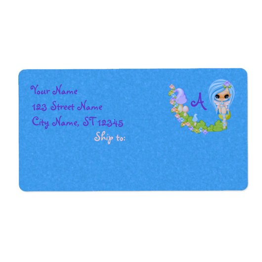 Teensy Fae Cute Faery Etiket (Voorkant)