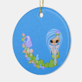 Teensy Fae Cute Faery Keramisch Ornament (Links)