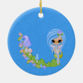 Teensy Fae Cute Faery Keramisch Ornament (Achterkant)
