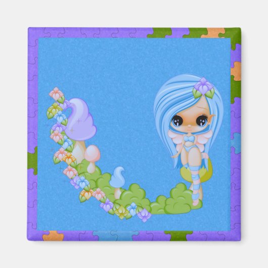 Teensy Fae Cute Faery Magneet (Voorkant)