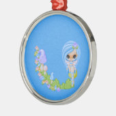 Teensy Fae Cute Faery Metalen Ornament (Links)