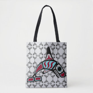 Teenvousian Killer Whale Tote Bag