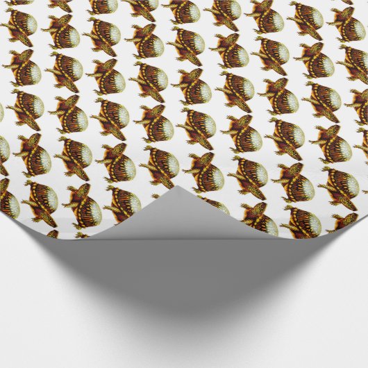 Teeny Tiny Box Turtle Wrapping Paper Cadeaupapier (Hoek)