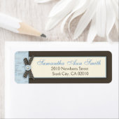 Teeny Toes BLU Retourlabel Etiket (Insitu)