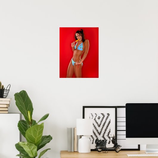 Teeny Weenie Little Polka Dot Bikini Poster (Thuiskantoor)