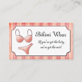 Teeny Weenie Pink Bikini Visitekaartje