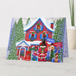 Teeny Weenie Santa Elves Cards Kaart