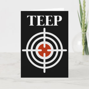 Teep Target Bullseye Muay Thai Kickboksen MMA Figu Kaart