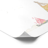 Teepee - 5x7 Poster afdrukken (Hoek)