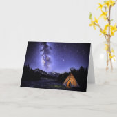 Teepee Dreaming Waterverf Melkweg Kaart (Gele Bloem)