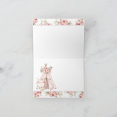 TeePee Fox Tribal Baby shower Dank u kaarten (Binnen)