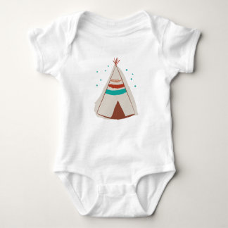 Teepee Native American Baby Pajama ORIGINAL DESIGN Romper