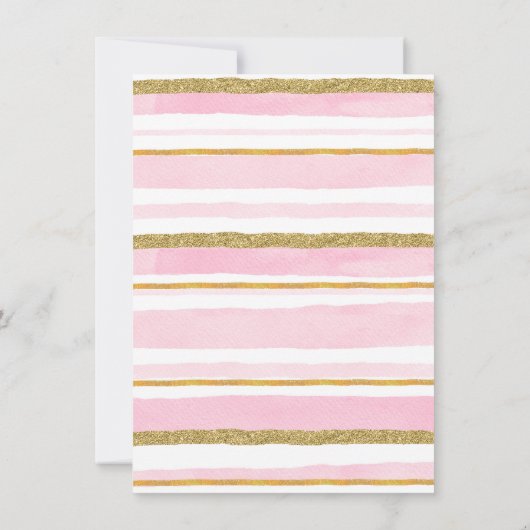 Teepee slaapfeest uitnodiging (Achterkant)