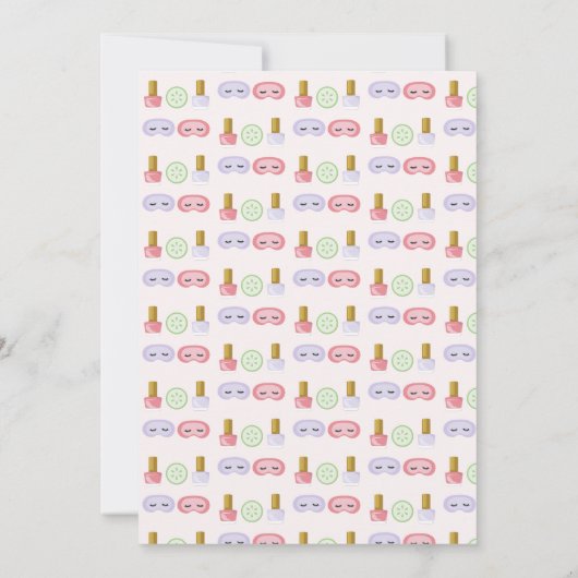 Teepee Sleep Under Birthday Party Kaart (Achterkant)