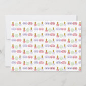 Teepee Spa Verjaardag Fotofeestje Kaart (Achterkant)