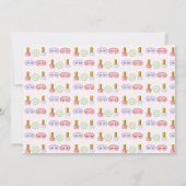 Teepee Spa Verjaardag Fotofeestje Kaart (Achterkant)