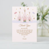 Teepee Spa Verjaardagsfeest Bedankkaart (Staand voorkant)