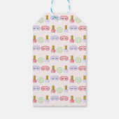 Teepee Spa Verjaardagsfeest Cadeaulabel (Achterkant)