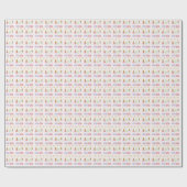 Teepee Spa Verjaardagsfeest Cadeaupapier (Vlak)