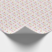 Teepee Spa Verjaardagsfeest Cadeaupapier (Hoek)