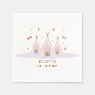 Teepee Spa Verjaardagsfeest Servet