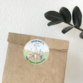 Teepees en Tiny Toes Baby shower Stickers