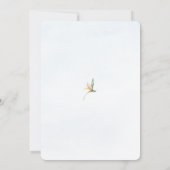 Teepees en Tiny Toes Baby shower Uitnodiging (Achterkant)