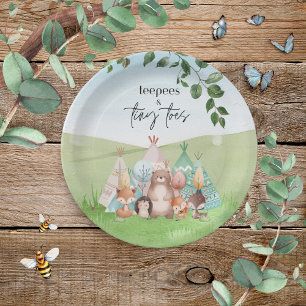 Teepees en Tiny Toes Paper Bord