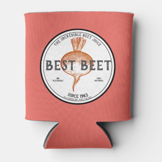 Teerbaar bietensap blikjeskoeler (Voorkant)