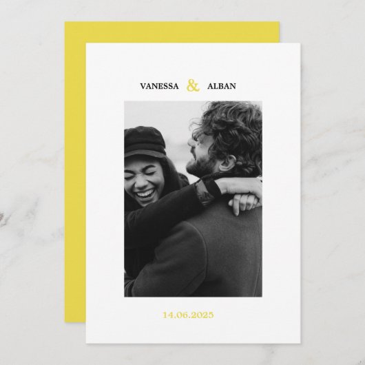 Teerling "Flavus" Kaart (Voorkant / Achterkant)