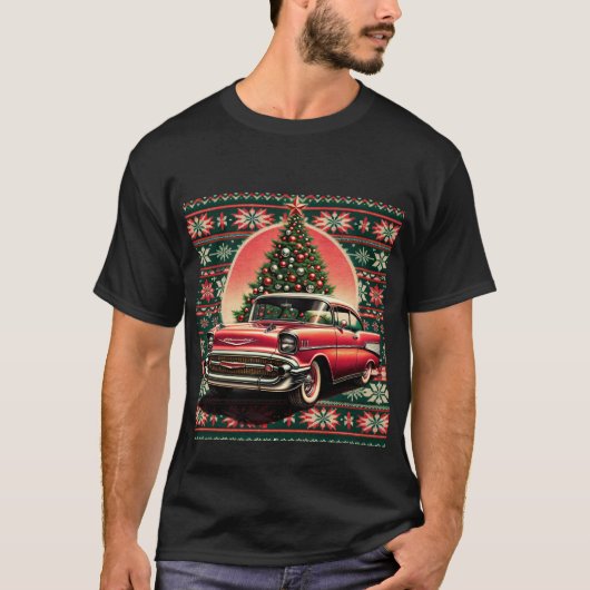 Teeshirt Noel Chevy Bel Air T-shirt (Voorkant)