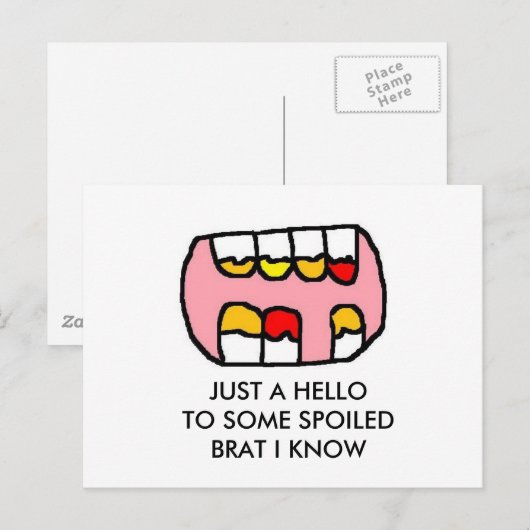 TEETH (2) BRIEFKAART (Voorkant / Achterkant)