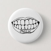 Teeth, CHEESE Ronde Button 5,7 Cm (Voorkant)