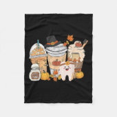 Teeth Coffee Fall Dental Pumpkin Latte Dentist Tha Fleece Deken (Voorkant)