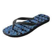 Teeth Dentist Dentistry Orthodontist NEON BLUE Teenslippers (Schuin)