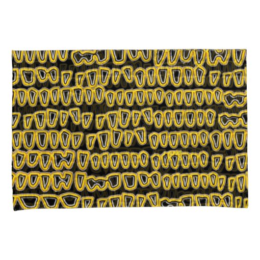 Teeth Dentist Dentistry Orthodontist NEON geel Kussensloop (Voorkant-Rechts)