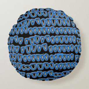 Teeth Dentist Dentistry Orthodontist Orale NEON Rond Kussen