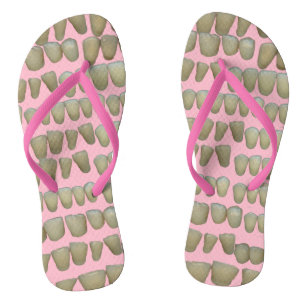 Teeth Dentist Dentistry Orthodontist Pink Teenslippers