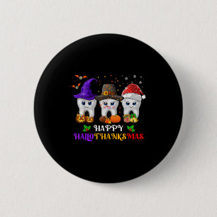 Teeth Halloween Thanksgiving Christus Christus Ronde Button 5,7 Cm