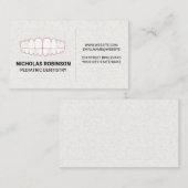 Teeth Icon | Tandheelkunde Visitekaartje (Voorkant / Achterkant)