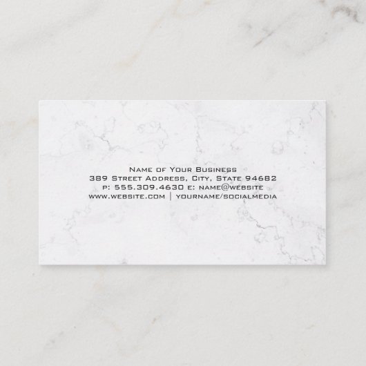 Teeth Logos Visitekaartje (Achterkant)