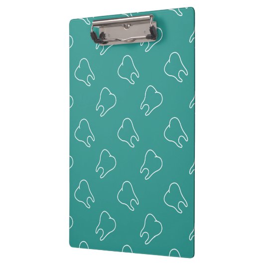 Teeth Pattern Dentist Klembord (Links)