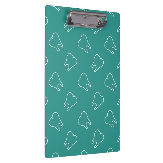 Teeth Pattern Dentist Klembord (Rechts)