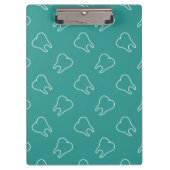 Teeth Pattern Dentist Klembord (Voorkant)